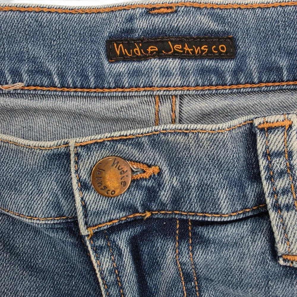 Nudie Jeans Lean Dean 34x32 Slim Taper Stretch Jeans‎ Scandinavian Minimalist